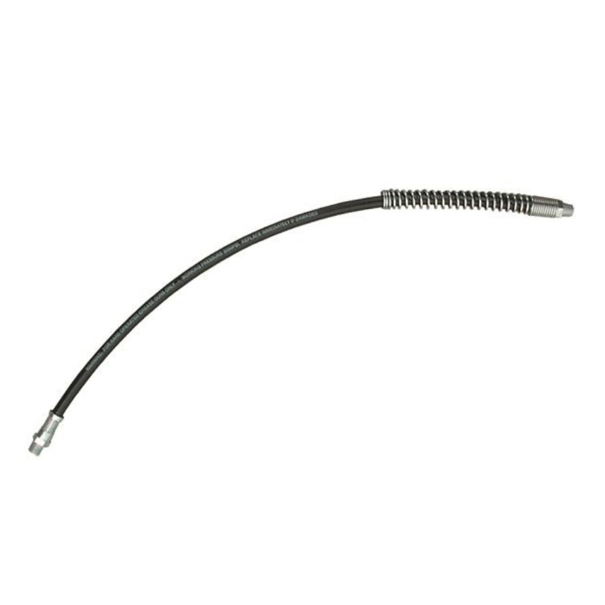 American Forge & Foundry Grease Gun Whip Hose — 12in. Length, Heavy-Duty Spring Guard, 3500 PSI, 1/8in. NPT, Model# 8013